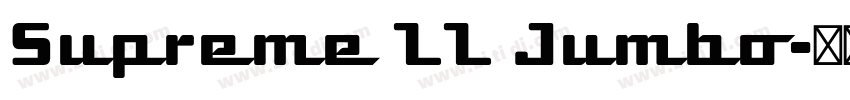 Supreme LL Jumbo字体转换